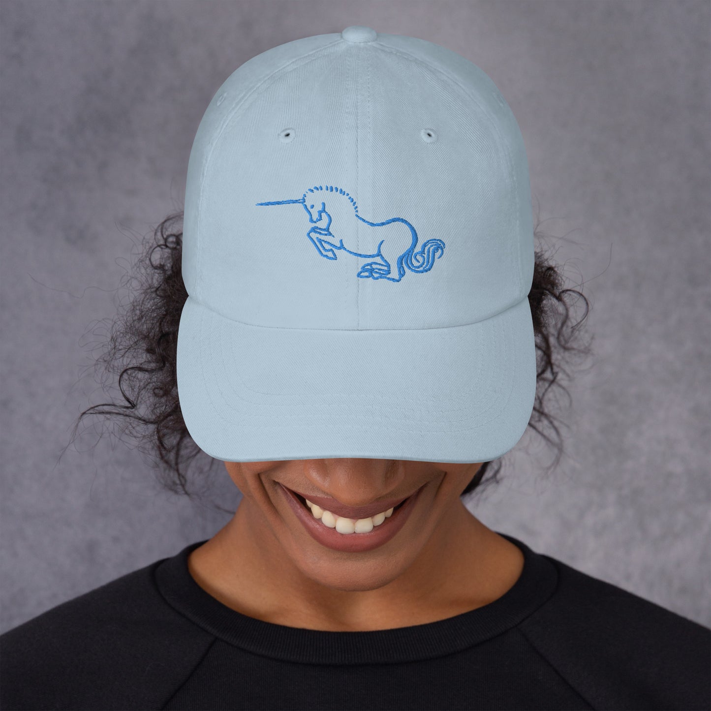 Blue Unicorn Dad hat