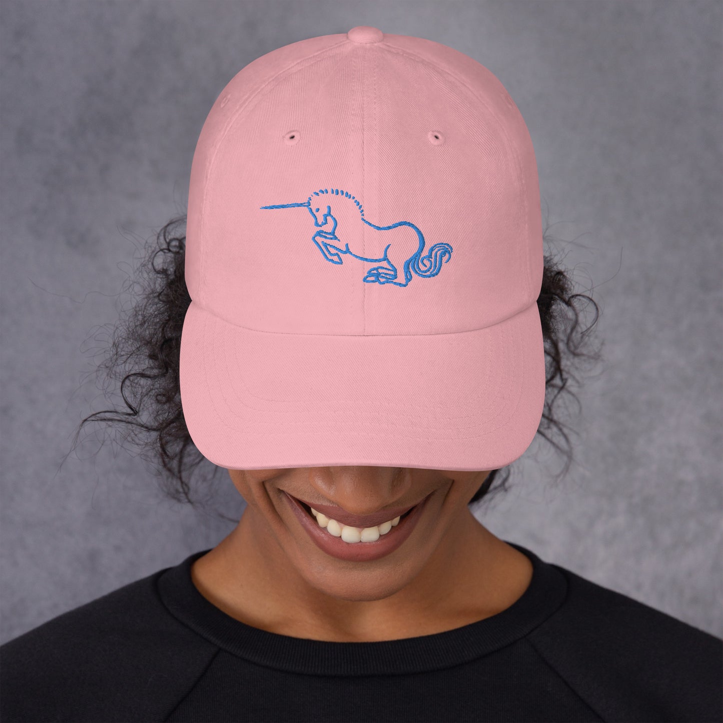 Blue Unicorn Dad hat