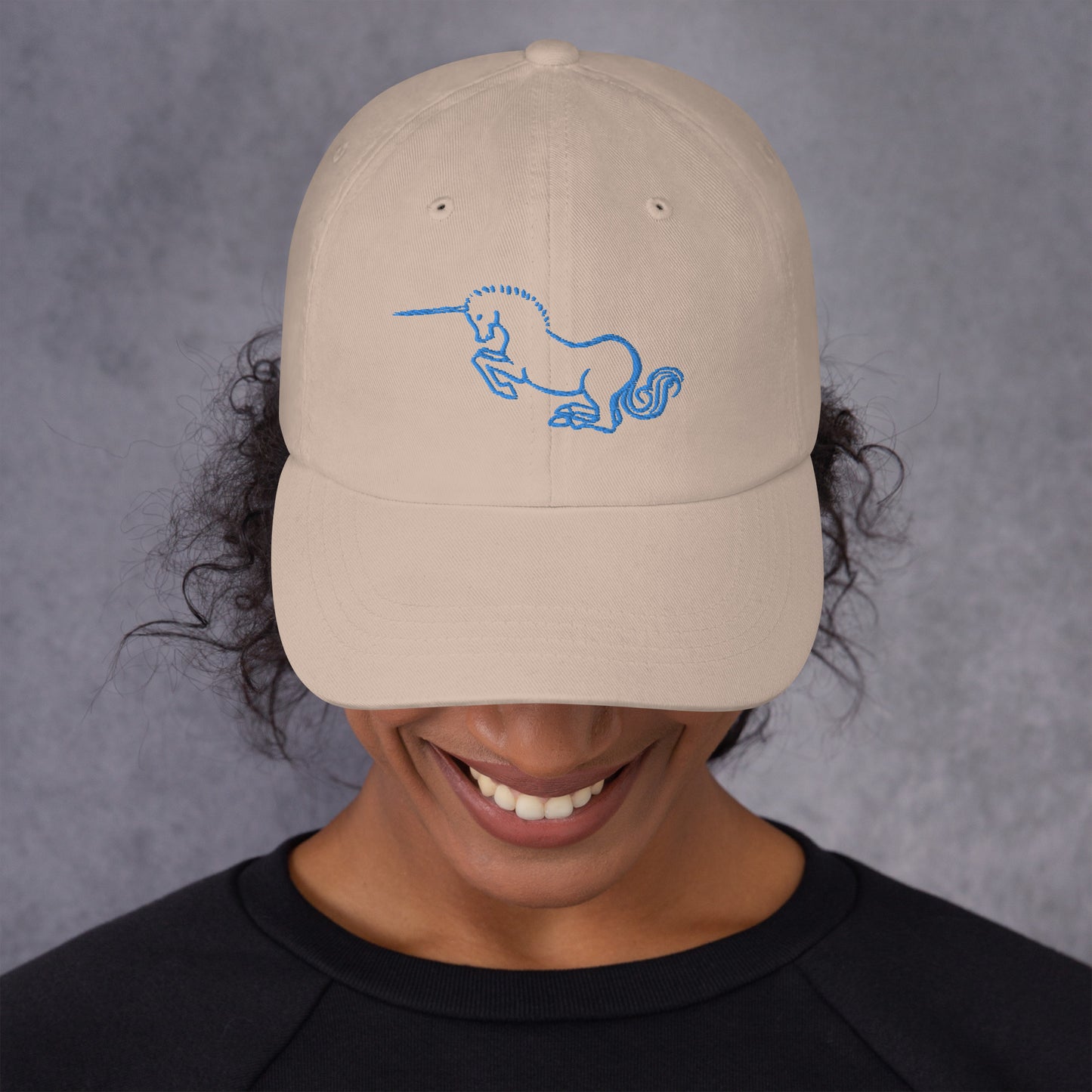 Blue Unicorn Dad hat
